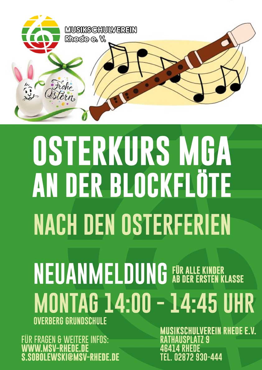 Musikschule-Rhede-Osteraktion